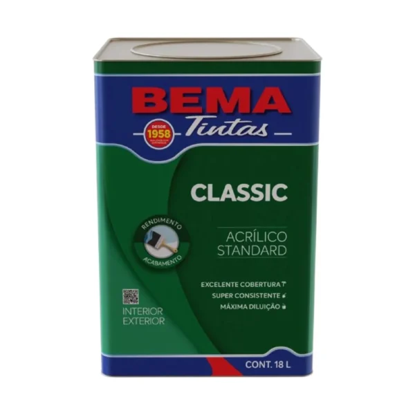 TINTA BEMA CLASSIC 18 LITROS Und. (À VISTA)