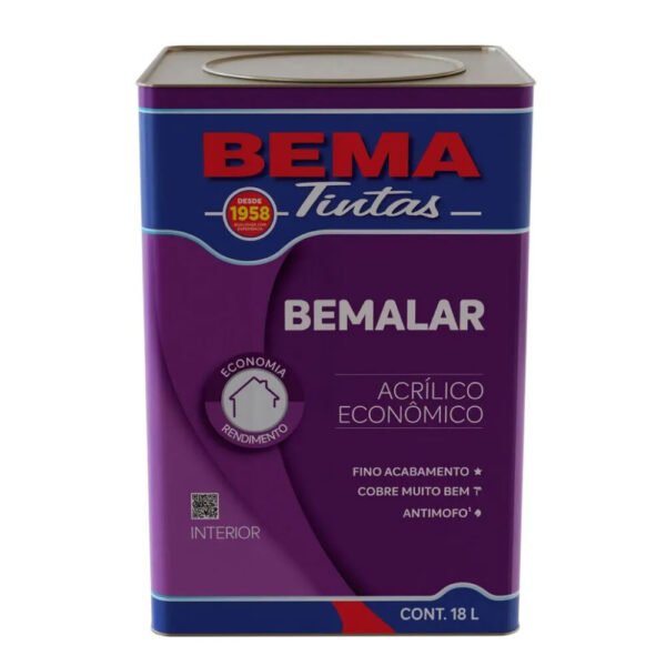 TINTA BEMALAR 18 LITROS Und. (À VISTA)